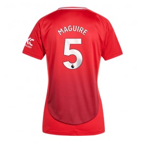 Manchester United Harry Maguire #5 Hemmatröja Dam 2024-25 Kortärmad